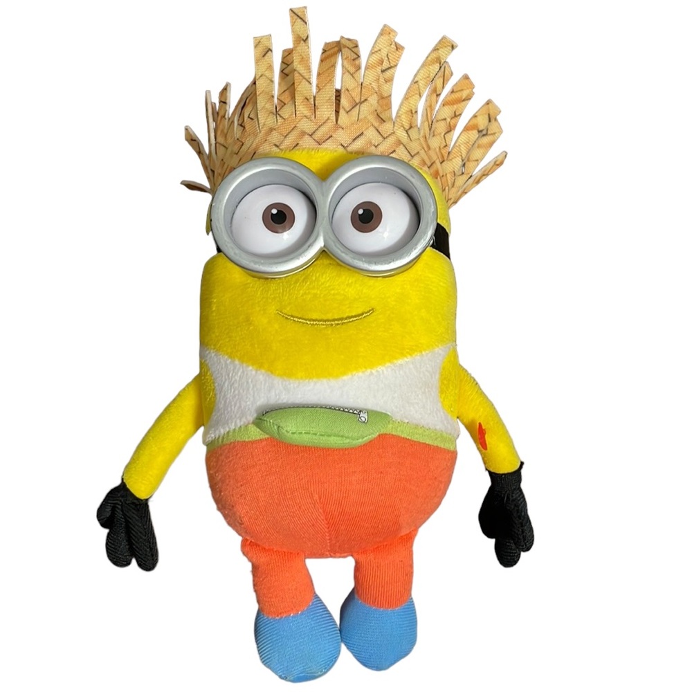 Ty Despicable Me3 Tourist Minion Dave Plush Toy 8 Inches